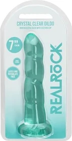 Shots Toys RealRock Crystal Clear Dildo 7"