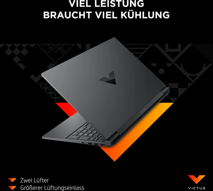 HP Victus 15-fa0153ng, Mica Silver, Core i5-12450H, 16GB RAM, 512GB SSD, GeForce GTX 1650, DE