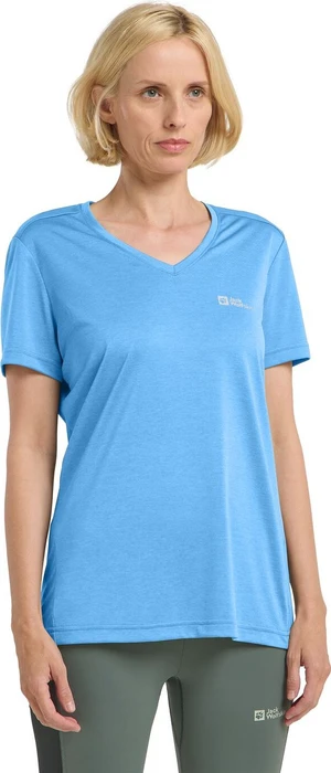 Jack Wolfskin Crosstrail Funktionsshirt kurzarm mid blue (Damen)