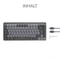 Logitech MX Mechanical Mini for Mac, Space Gray, LEDs weiß, Logi Bolt, Kailh Choc V2 LOW PROFILE BROWN, USB/Bluetooth, CH Vorschaubild