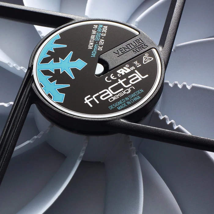 Fractal Design Venturi HF-14 schwarz/weiß, 140mm