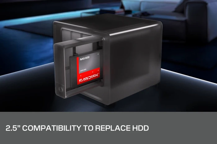 SanDisk NAS 600 SATA SSD 2TB, 2.5" / SATA 6Gb/s