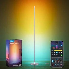 Govee RGBICW Smart Corner Stehleuchte silber