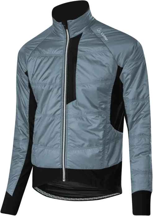 Löffler Pace Primaloft 60 Fahrradjacke steel blue (Herren)