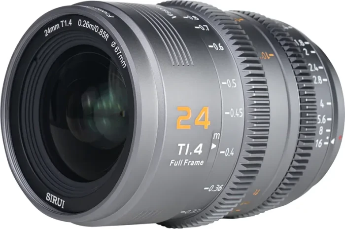 Sirui Vision Prime 1 24mm T1.4 Full-Frame Cine für Sony E grau