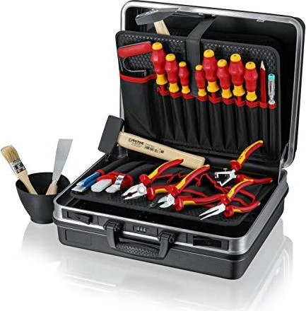 Knipex Basic Lehrling Handwerkzeugset inkl. Koffer, 24-tlg.