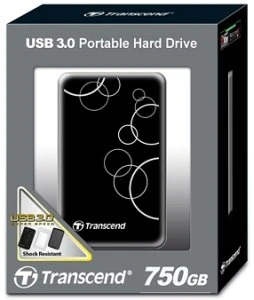 Transcend StoreJet 25A3, schwarz, 1TB, USB 3.0 Micro-B
