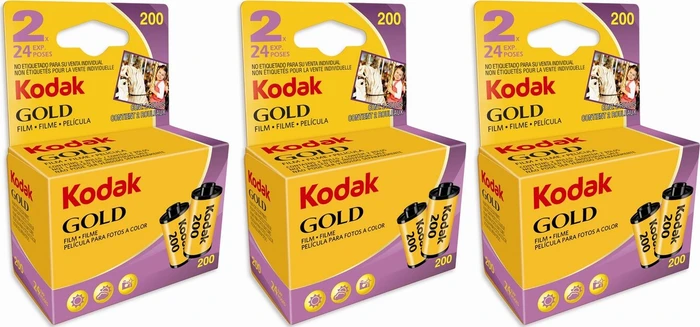 Kodak Gold 200 135/24 Farb-Negativfilm 2er-Pack