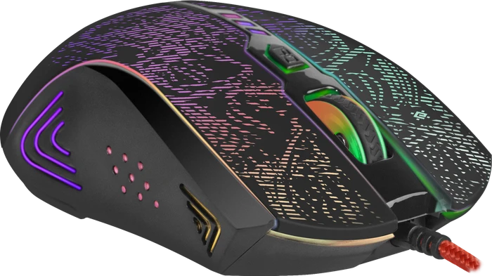 Defender OverLord GM-890 RGB Gaming Mouse schwarz, USB