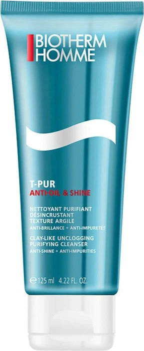Biotherm Homme T-Pur Nettoyant Anti Oil & Wet Gesichtsreinigung, 125ml