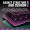 Cooler Master MK770, Macaron, LEDs RGB, hot-swap, Kailh Box V2 WHITE, USB/Bluetooth, US Vorschaubild