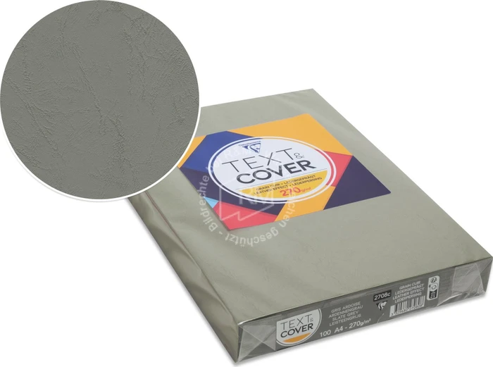 Clairefontaine Text & Cover A4, ledergebrägt, 270g/m²
