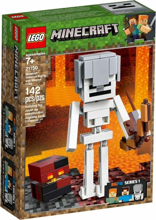 LEGO Minecraft - BigFig Skelett mit Magmawürfel