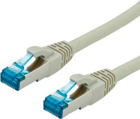 Value Patchkabel, Cat6a, S/FTP, RJ-45/RJ-45, 3m, grau