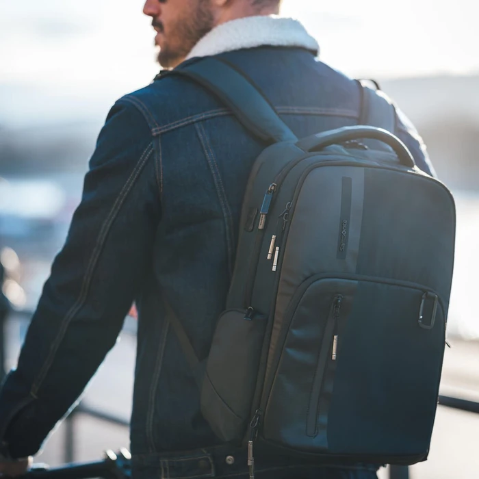 Samsonite Biz2Go 14.1" Notebook-Rucksack, Deep Blue