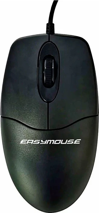 GETT KH29211 GCQ EasyMouse, Hygiene-Maus mit Scrollrad, schwarz, IP68, USB