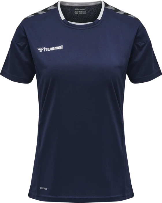 hummel Authentic Poly Jersey Funktionsshirt kurzarm marine (Damen)