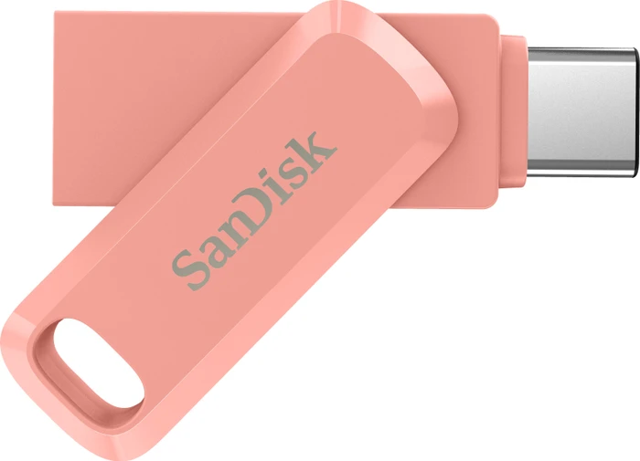 SanDisk Ultra Dual Drive Go USB Type-C 256GB rosa, USB-A + USB-C, USB 3.2 Gen 1×1