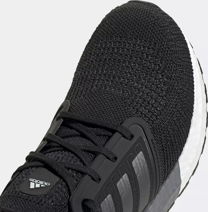 adidas Ultraboost 20 core black/night metallic/signal green (Herren)