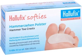 Hallufix softies Hammerzehen Polster Gr. 42-46, 2 Stück