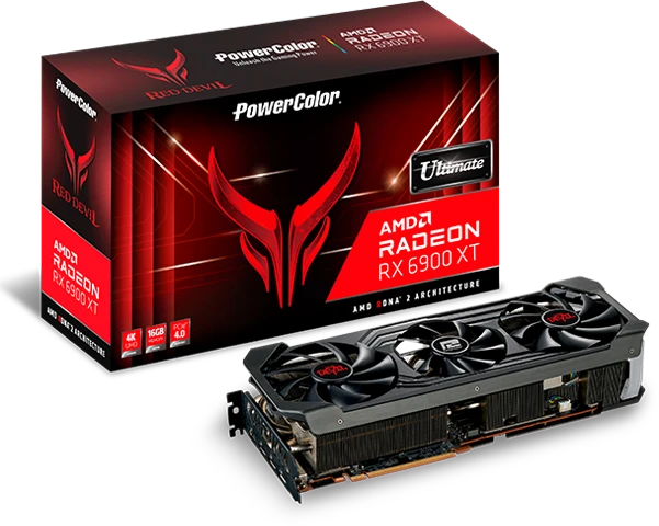 PowerColor Red Devil Radeon RX 6900 XT Ultimate, 16GB GDDR6, HDMI, 3x DP