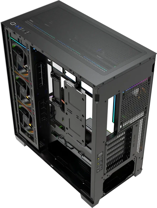 Modecom Volcano Stellar Plus 8F Black, Glasfenster