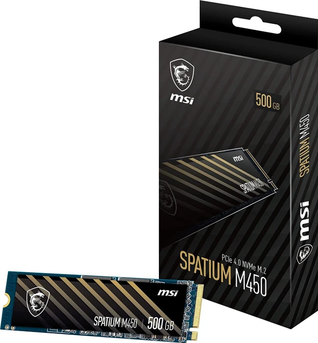 MSI Spatium M450 500GB, M.2 2280 / M-Key / PCIe 4.0 x4
