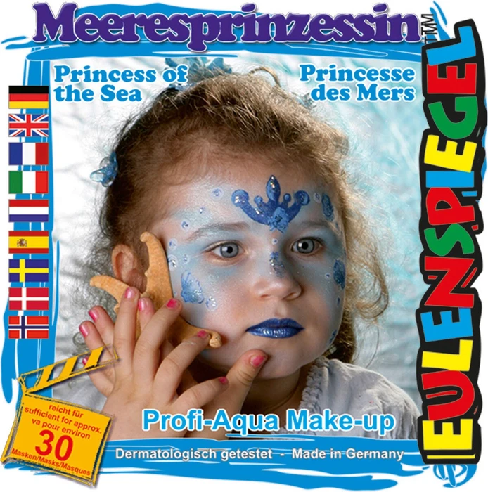 Eulenspiegel Meeresprinzessin Schmink-Palette