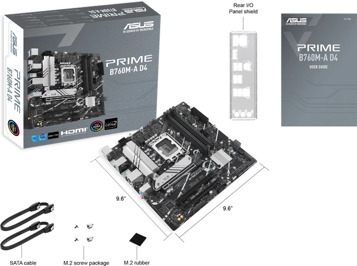 ASUS Prime B760M-A D4-CSM (Intel 1700)