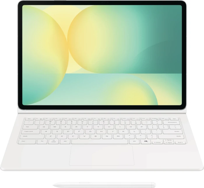 Samsung EF-DX625 Book Cover Keyboard mit AI-Taste für Galaxy Tab S10 FE+, weiß, US