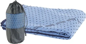 Pearl 2in1 Mikrofaser Yoga Handtuch blau