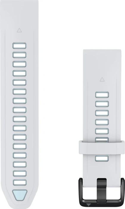 Garmin ComfortFit Quickfit Ersatzarmband Silikon 20mm stone white/ice blue