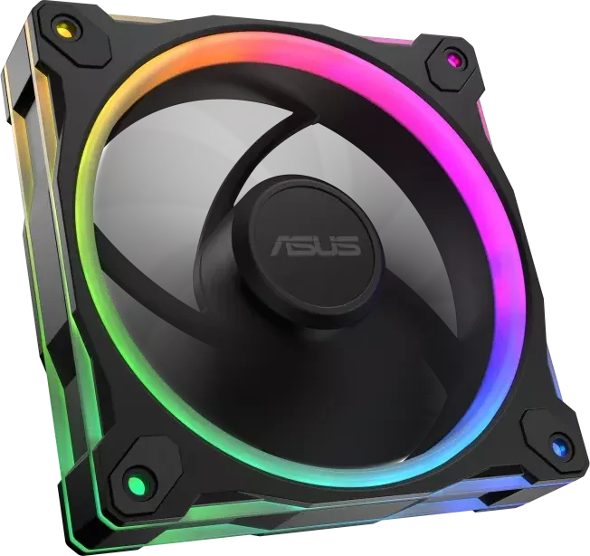 ASUS MR120 ARGB, schwarz, 120mm, 3er-Pack