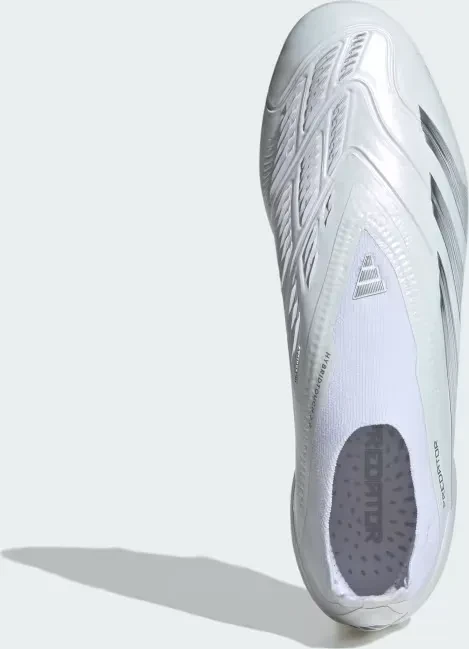 adidas Predator Elite Laceless FG cloud white/silver metallic