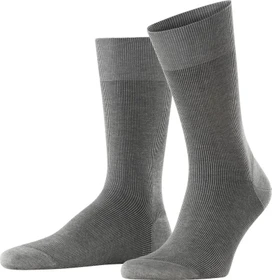 Falke Fine Shadow Socken steel mel. (Herren)
