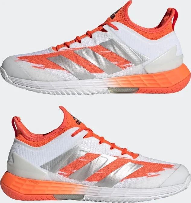 adidas Adizero Ubersonic 4 cloud white/silver metallic/solar red (Herren)