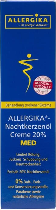 Allergika Nachtkerzenöl Creme 20% MED, 100ml
