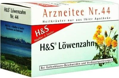 H&S Nr.44 Löwenzahn Arzneitee Beutel, 20 Stück
