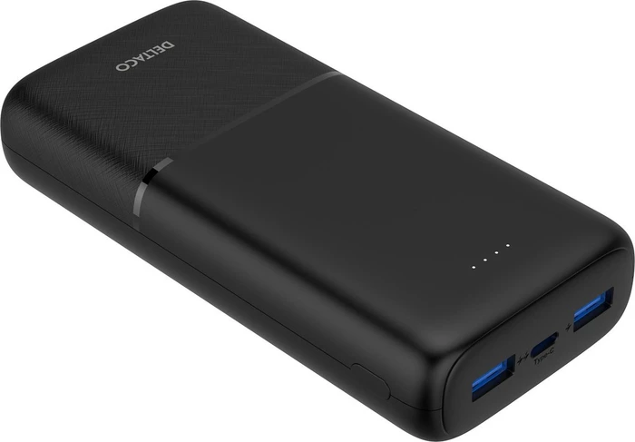 Deltaco Powerbank 20000mAh 20W schwarz