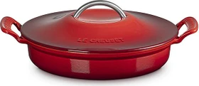 Le Creuset Modern Heritage Gourmet-Profitopf aus Gusseisen oval 28cm 2.9l kirschrot