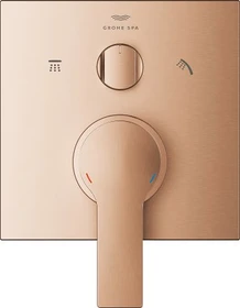 Grohe Allure Einhandbatterie mit 3-Wege Umstellung warm sunset gebürstet