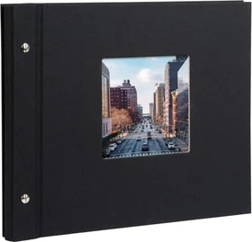 Goldbuch Schraubalbum Bella Vista 30x25 schwarze Seiten schwarz