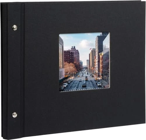 Goldbuch Schraubalbum Bella Vista 30x25 schwarze Seiten schwarz