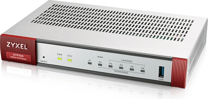 Zyxel VPN Firewall ATP100 Firewall, 5x RJ-45, 1x SFP, Service Bundle, 1 Jahr Gold Security