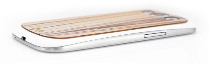 Balolo Holz Cover Zebrano für Samsung Galaxy S3