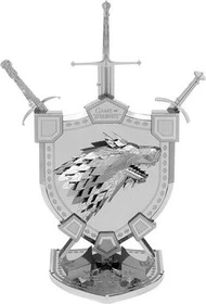 Fascinations Metal Earth Iconx Game of Thrones House Stark Sigil