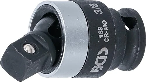 BGS technic Kraft-Kugelgelenk Steckschlüssel-Adapter, 3/8"