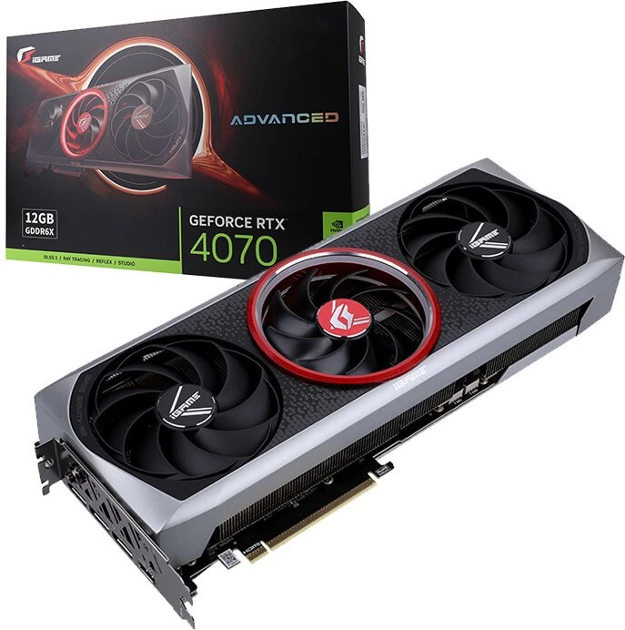 Colorful iGame GeForce RTX 4070 Advanced OC-V, 12GB GDDR6X, HDMI, 3x DP