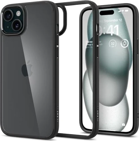 Spigen Ultra Hybrid für Apple iPhone 15 Plus Matte Black