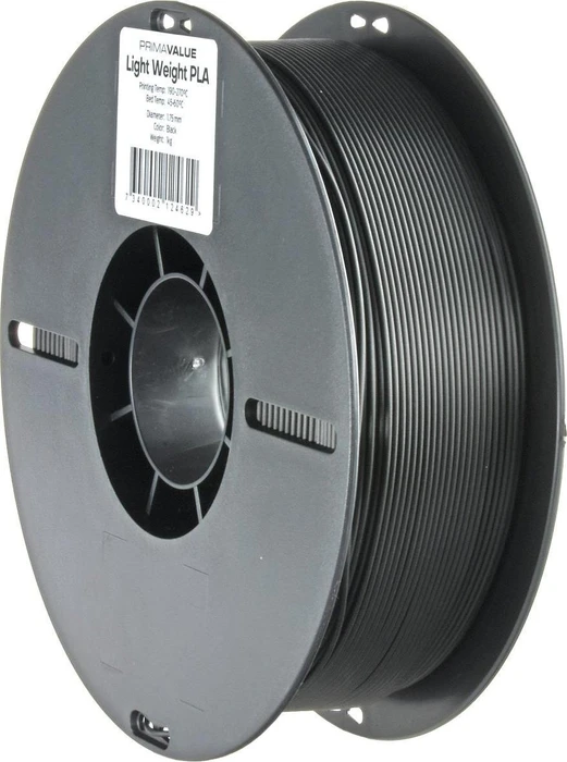 PrimaCreator PrimaValue PLA, black, Spule, 1.75mm, 1.00kg